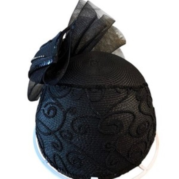 Womens Church Hat Black One Size Fits All Hat - Picture 9 of 9